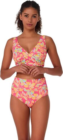 Sunsets Hannah High Waist Women's Swimsuit Bikini Bottom in Textured Crepe Fabric in Saudi Arabia