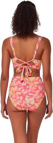 Sunsets Hannah High Waist Women's Swimsuit Bikini Bottom in Textured Crepe Fabric in Saudi Arabia