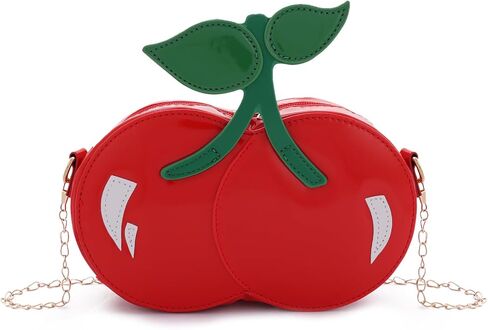 Oweisong Cherry Purse for Women Novelty Fun Shape Handbag Tote Red Cute Unique Fruit Shoulder Crossbody Bag in Kuwait