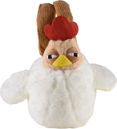 Cute Plush Chicken Handbag - Soft Fluffy Hen Purse, Animal Plush HandBag with Zipper for Women in Saudi Arabia