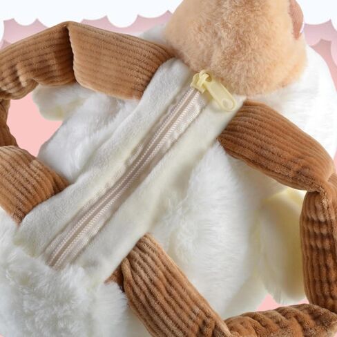 Cute Plush Chicken Handbag - Soft Fluffy Hen Purse, Animal Plush HandBag with Zipper for Women in Saudi Arabia