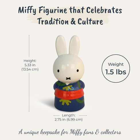 Miffy and Mom Cruising Figurine, 5.75 x 3 x 5 Inches, created by Blue Sky Clayworks in Kuwait