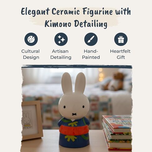 Miffy and Mom Cruising Figurine, 5.75 x 3 x 5 Inches, created by Blue Sky Clayworks in Kuwait