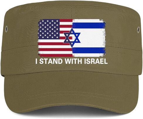 Israel Flag Hat I Stand with Israel Hats I Support Israel Baseball Cap Golf USA American Flag Hats in Saudi Arabia