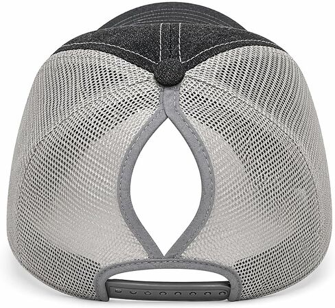 Cocomo Soul Womens Girls Softball Sister Messy BUN HIGH Ponytail Hat 323 Dark Grey in Kuwait
