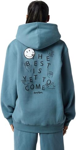 Samii Ryan Women's Smiley Moving Forward Hoodie in Saudi Arabia