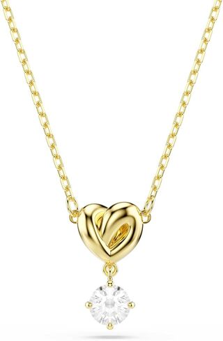 Swarovski Lifelong pendant, Round cut, Heart, White, Gold-tSwarovski One plated in Kuwait