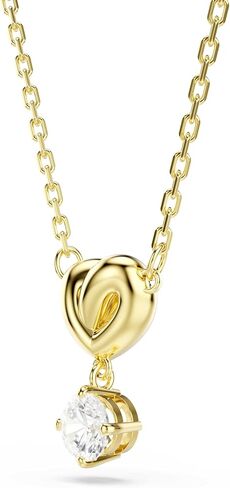 Swarovski Lifelong pendant, Round cut, Heart, White, Gold-tSwarovski One plated in Kuwait