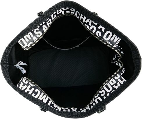 Marc Jacobs Large Trademarc Top Zip Tote Shoulder Bag (Black White) in Kuwait