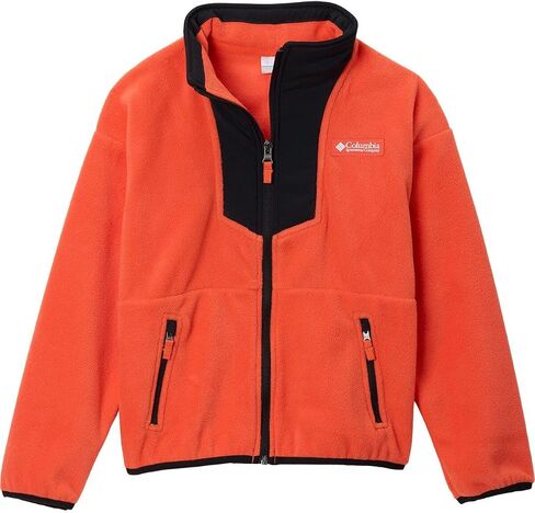 Columbia Youth Sequoia Grove Full Zip Fleece Jacket, Zing/Black, X-Large in Kuwait