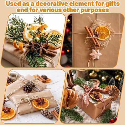 80 Pcs Simmering Potpourri, 8.5 oz Stovetop Simmer Pot Kit - Dried Orange Slices, Cinnamon, Star Anise, Christmas Deco, House Warming, Gift Basket, DIY, Thanksgiving in Saudi Arabia