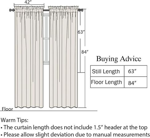 Floral Sheer Curtains 63 Inch Length 2 Panels, Light Filtering Flower Printed Crushed Sheer Curtains for Bedroom Living Room, Farmhouse Rod Pocket Window Sheers, 2x42Wx63L Inches in Saudi Arabia