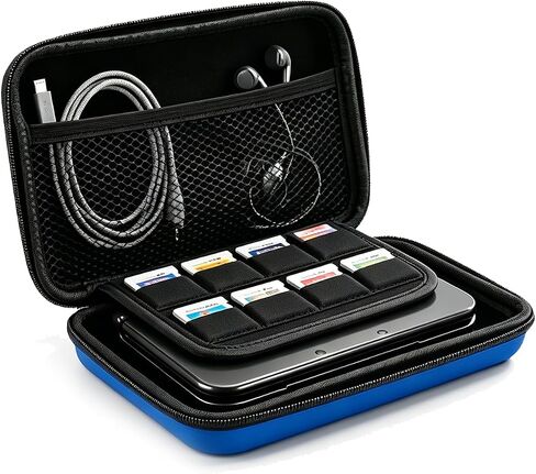 Gugxiom Carrying Case for New 3DS 2DS XL 3DS LL, 8 Game Card Slots, Pink in Saudi Arabia