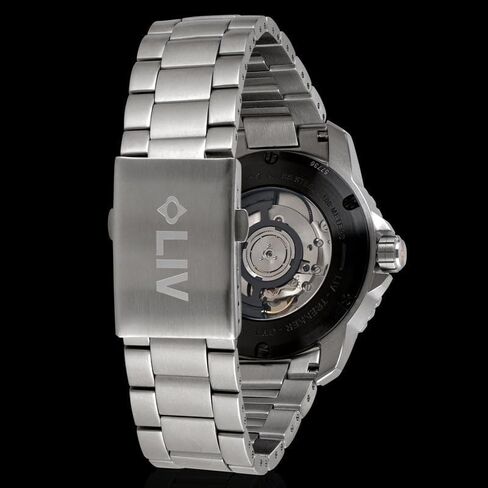 LIV Swiss Watches Trekker Auto GMT Black Steel in Kuwait