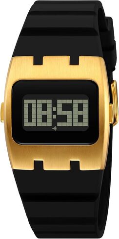 Men's Digital Sport Watch Waterproof LED Display Stopwatch Alarm Date Silicone Band Lightweight Wristwatch in Kuwait