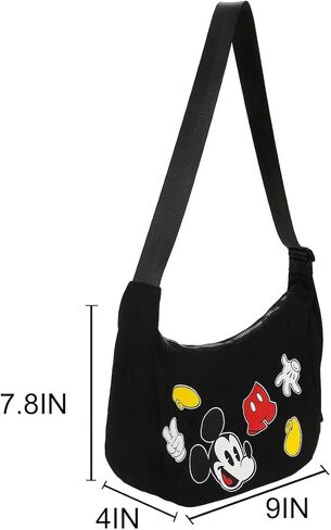 Disney Mickey Mouse Parts Crescent Women's Handbag in Kuwait