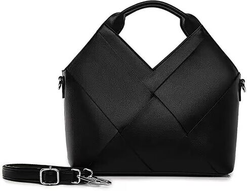 Women PU Tote Handbag Satchel Purse Crossbody Shoulder Bag in Kuwait