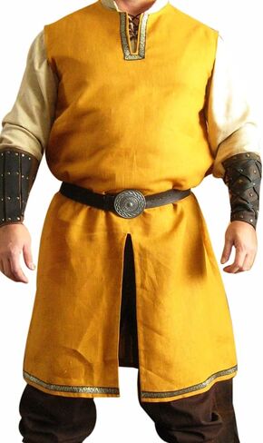 SUNLEXA Medieval Knight Viking Tunic Men's Costumes Surcoat Tabard for Halloween Costumes Cosplay Renaissance Costume (S-6XL) in Saudi Arabia