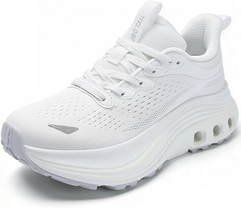 Women's Arch Support Walking Shoes - Cushioned Lightweight Orthopedic Slip on Sneakers Breathable Non Slip Athletic Shoe for Running Gym Workout Daily Wear in Saudi Arabia