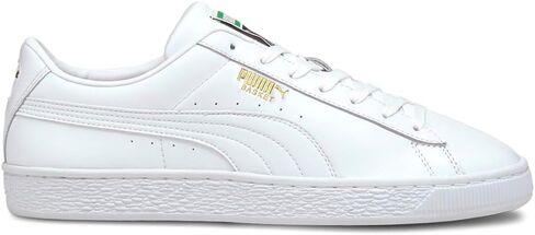 PUMA Mens Basket Classic Xxi Lace Up Sneakers Shoes Casual - White - Size 5.5 M in Kuwait