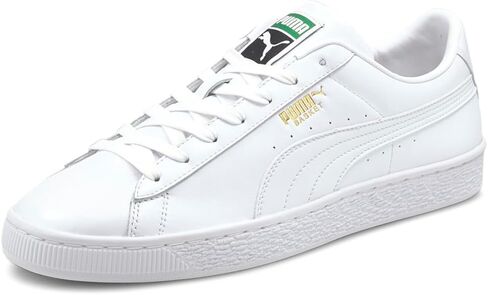 PUMA Mens Basket Classic Xxi Lace Up Sneakers Shoes Casual - White - Size 5.5 M in Kuwait