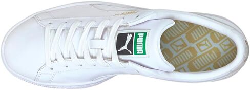 PUMA Mens Basket Classic Xxi Lace Up Sneakers Shoes Casual - White - Size 5.5 M in Kuwait