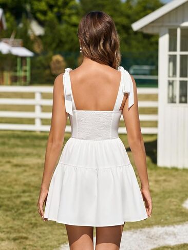 Corset Graduation Mini Dress Cute Summer Tie Shoulder A Line Short Dresses for Women Sundress 2026 in Kuwait
