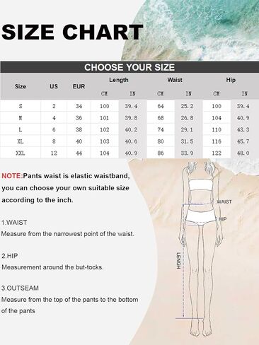 Women's Floral Print Wide Leg Pants, High Waist Casual Loose Flowy Palazzo Trousers for Summer Beach in Kuwait