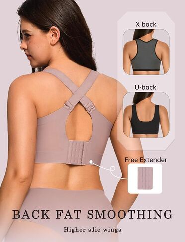 OEAK Womens Wireless Jelly Bra Plus Size Dusty Pink & Comfortable Bras Pull On Bras Sand XL in Saudi Arabia