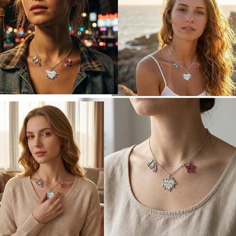 Friends Don't Lie Necklace for Women Stranger Stuff Demogorgon Friendship Jewelry for Birthday Party Gift in Saudi Arabia