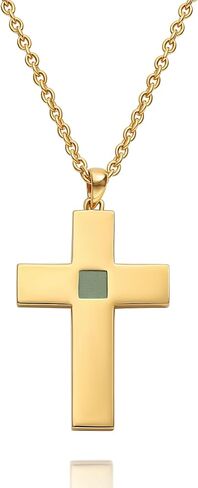 TANAOR nano bible jewelry women Cross Necklace, nano bible necklace for women with Entire KJV Holy Bible Engraved, Christian Faith Pendant Jewelry Gift in Saudi Arabia