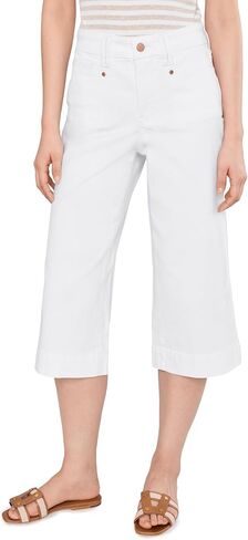 NYDJ Women's Petite Brigitte Wide Leg Capri Jeans in Kuwait