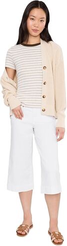 NYDJ Women's Petite Brigitte Wide Leg Capri Jeans in Kuwait
