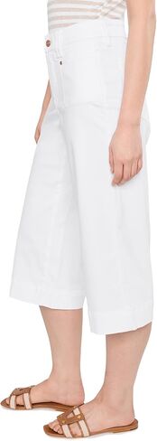 NYDJ Women's Petite Brigitte Wide Leg Capri Jeans in Kuwait
