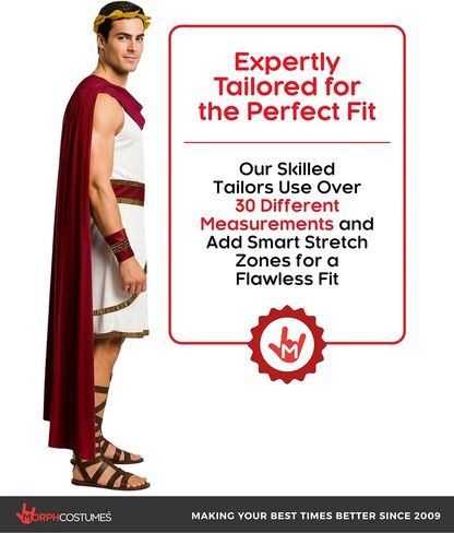 Morph Toga Costume Men, Greek God Toga Costume For Adults, Roman Costume Men, Halloween Costumes For Mens in Kuwait