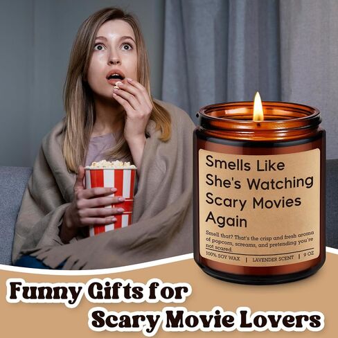 Fairy's Gift Candle, Horror Movie Gifts for Women, Halloween Gifts, Spooky Themed Presents, Funny Mothers Day, Scream Stuff, Cool Birthday Presents for Scary Movie Lovers, Horror Fan, GF, Friend, Her in Kuwait