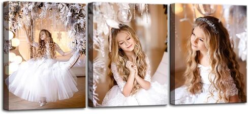 ZHIYYHAO Customized Poster Upload Your Image Custom Family Baby Portrait Pet Wedding Landcape Pictures Customized Canvas Prints Wall Art Framed for Bedroom Livingroom Office Home Decor ( Framed, 6.00L''X8.00W" X 3Pcs ) in Kuwait