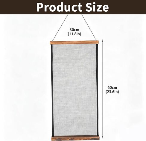 Brooch Pin Organizer with Wooden Frame, 11.8''x23.6'' Large Mesh Pin Display Board, Wall Hanging Jewelry Storage, Brooch and Enamel Pin Collection Display for Home, Office in Kuwait
