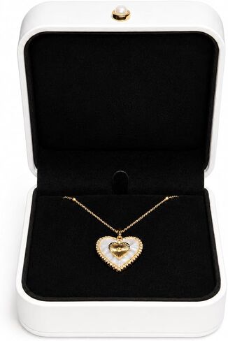 VELYNN Velvet Jewelry Box for Rings & Necklaces – Luxury Gift Box for Engagement, Proposal & Travel Jewelry Organizer in Saudi Arabia