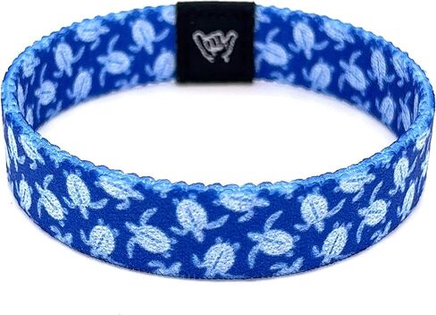 Hang Loose Bands - Coastal Surfer Beach Bracelet for Men, Women & Teens - Comfy Summer - Boho Reversible Wristband- Sea Turtle| Small: 6.5" (most common fitting size) in Saudi Arabia