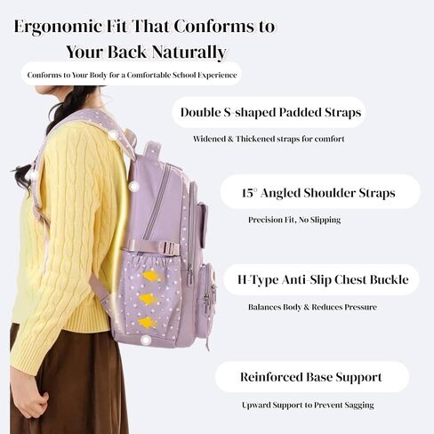 EKUIZAI Cute Bowknot Backpack for Girls Kids School Bag Multi-pocket Bookbag Children Elementary School Backpack for Girls, Black in Saudi Arabia