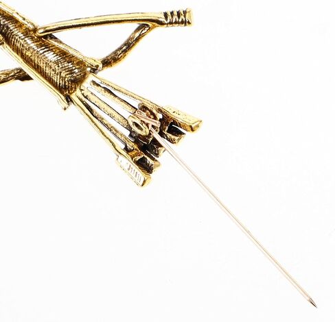 LIFKOME Bow and Arrow Brooch Back Pins Back Brooches Scarves Lapel Pin Suit Brooches Hat Brooch Clothes Lapel in Kuwait