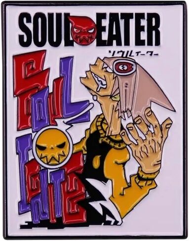 شارة دبوس من المينا مقاس 1.4 بوصة من Soul Eater Anime Manga من Pinstant in Kuwait