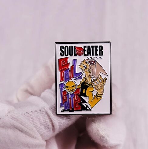 شارة دبوس من المينا مقاس 1.4 بوصة من Soul Eater Anime Manga من Pinstant in Kuwait