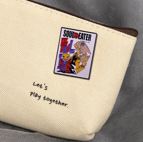 شارة دبوس من المينا مقاس 1.4 بوصة من Soul Eater Anime Manga من Pinstant in Kuwait
