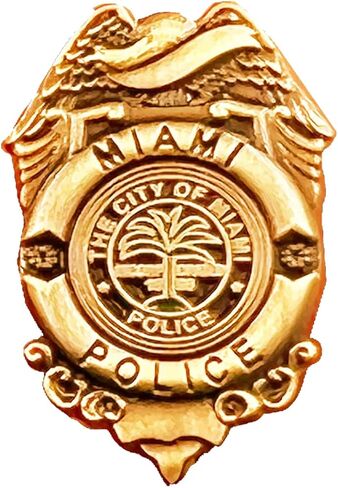 PBX-002-A City of Miami Police Officer Lapel Pin in Saudi Arabia