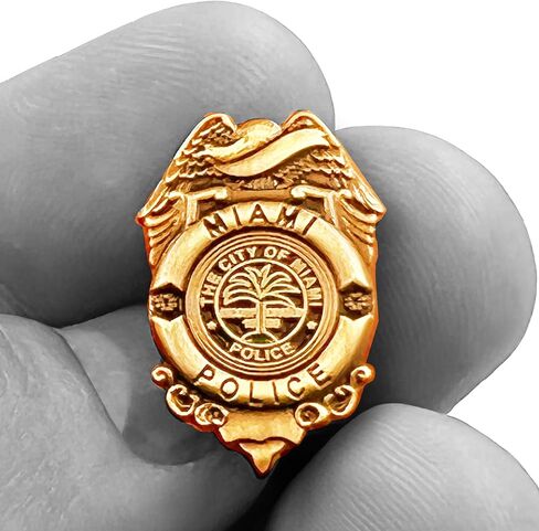 PBX-002-A City of Miami Police Officer Lapel Pin in Saudi Arabia
