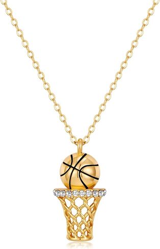 Soccer/Basketball/Pickleball/Tennis/Golf/Softball Necklace for Women Dainty Sports Accessories Sports Themed Statement Jewelry Gifts in Saudi Arabia