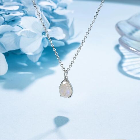 NOURISHLOV Warrior Necklace, Moonstone Necklace Strength Gift, New Beginnings Encouragement Gift, Healing Crystal Necklaces, Survivor Gifts For Grief in Saudi Arabia