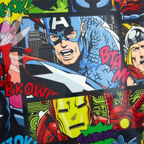 لوحة فنية جدارية مؤطرة من Marvel Avengers مقاس 40.64 سم × 50.8 سم، طباعة قماشية مجمعة للأبطال الخارقين، كابتن أمريكا، هالك، الرجل الحديدي، ثور والمزيد، مؤطرة جاهزة للتعليق ملصق لغرفة نوم الأولاد، غرفة اللعب أو ديكور غرفة الألعاب in Kuwait